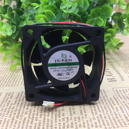 JX-FAN JD6025MS11260G0 12V 0.07a 6cm 6025 Ultra-Quiet 2-Wire Fan-inewdeals.com
