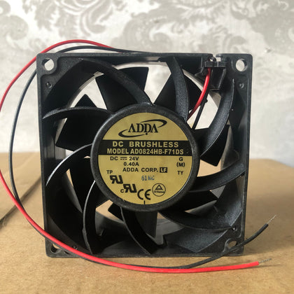 Adda 8cm 8038 24V 0.40A AD0824HB-F71DS Converter Fan-inewdeals.com