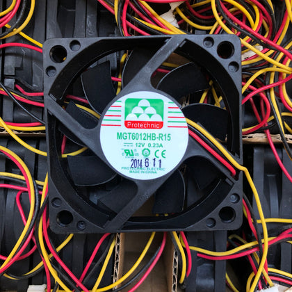 Magic MGT6012HB-R15 6015 12V 0.23A 6CM Double Ball 3-Wire Cooling Fan-inewdeals.com