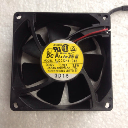 Japan Servo PUDC12H4-043 8025 12V 0.32A 3.8W 8CM Chassis Fan-inewdeals.com