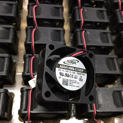 Adda AD0414MB-C70GP 14V 0.12a 4020 4cm 2-Wire Double Ball Fan-inewdeals.com