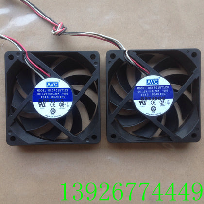 AVC DE07015B12L DE07015T12U 12V 0.3A0.7A 3-Wire CPU Cooling Fan-inewdeals.com