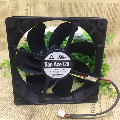 9S 9S1212P4M61 12V 0.13A 12cm 12025 4-Wire Ultra-Quiet Cooling Fan-inewdeals.com