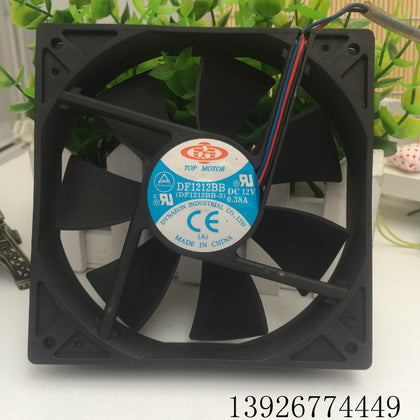 Top Motor 12025 12V 0.38a Df1212bb 2/3 Wire Double Ball Cooling Fan-inewdeals.com