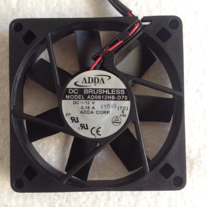 Adda 8015 Double Ball 8cm Chassis Power Fan 12V 0.18a AD0812HB-D70-inewdeals.com