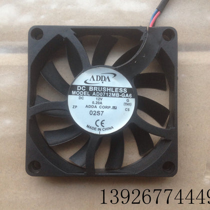Adda AD0712MB-GA6 7010 12V 0.20A Ultra-Thin Mute Max Airflow Rate Cooling Fan-inewdeals.com
