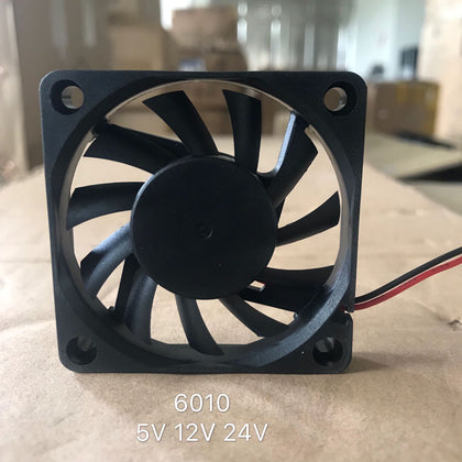 6010 the Fan 5/12/24V Fan 6CM Fan 2-Wire Mute Cooling Fan-inewdeals.com