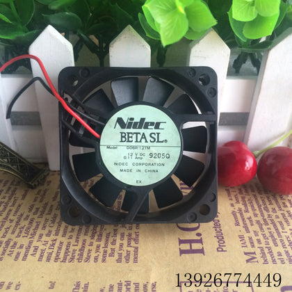 Nidec D06R-12tm 6015 12V 0.11a 6cm Cooling Fan-inewdeals.com
