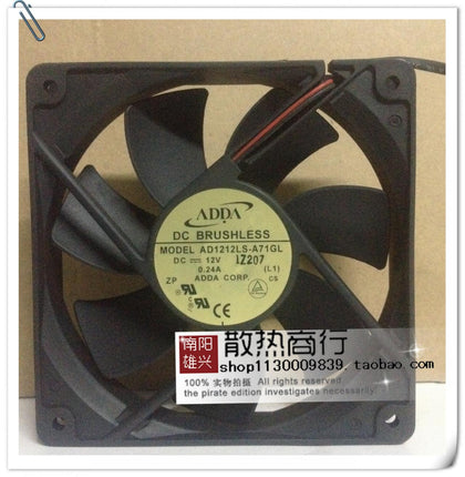 Adda 12025 AD1212LS-A71GL 12V 0.24A 12CM Power Supply Chassis Fan//-inewdeals.com