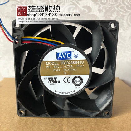 AVC 2 B09238B48U 9038 48V 0.70A 9CM 4-Wire Violence Large Volume Converter Fan-inewdeals.com