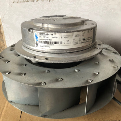 Two-Hand R3G250-AK41-78 EBM EC Fan 200-277vac 3.1A 490W Straight Diameter 250mm-inewdeals.com