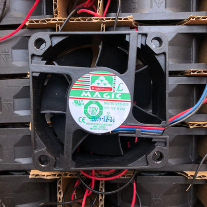 Yongli MGT6012XB-O25 6025 12V 0.20A 6CM Double Ball Cooling Fan-inewdeals.com
