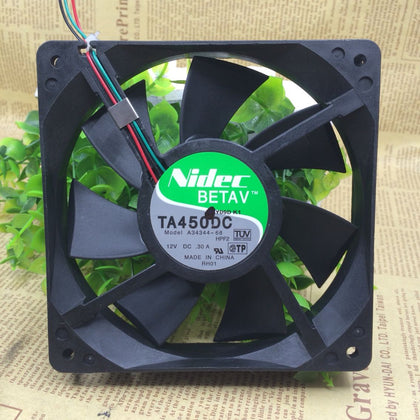 Nidec A34344-68 12025 12V 0.30A 12CM 3-Wire Chassis Cooling Fan-inewdeals.com