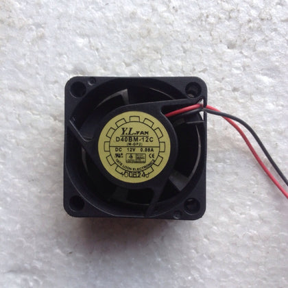 Yue Wheel Y.L. Fan D40BM-12C 12V 0.08a 4cm 4020 Ultra-Quiet Ball Cooling Fan-inewdeals.com