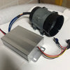 12V Metal Ducted Fan Inner Rotor DC Brushless Motor Forward and Reverse Car Booster Turbo Fan