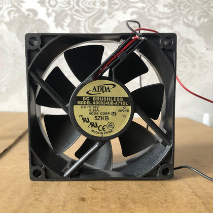 Adda xie xi Fan AD0824UB-A71GL 8025 8cm Fan 24V 0.26A 2-Wire-inewdeals.com