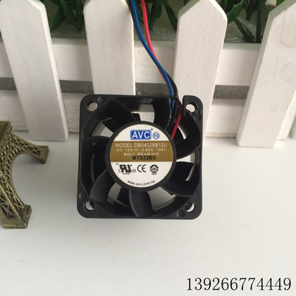 AVC 4028 12V DB04028B12U 0.66A 3-Wire Speed Max Airflow Rate Server Fan-inewdeals.com