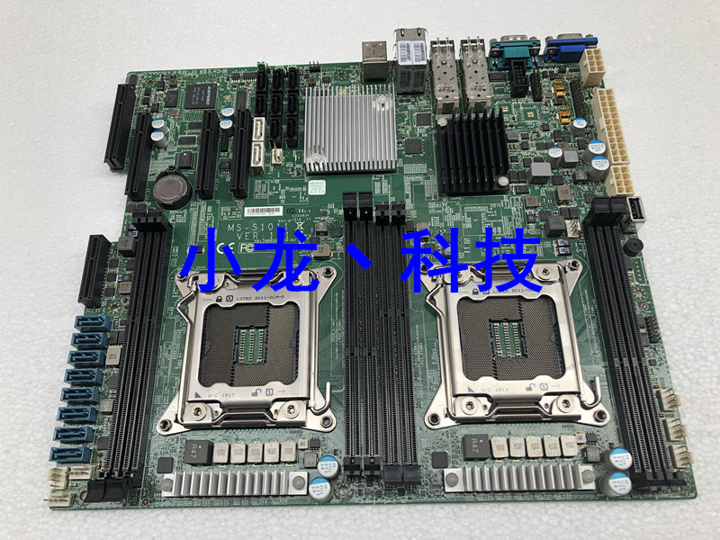Micro Star MS-S1011 Dual 2011 Workstation Mainboard Support E5 2670 2665 Dual Optical Fiber Interface