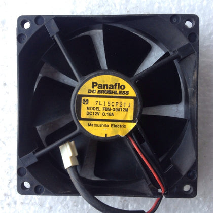 Panafllo Panasonic 9cm Fan 9025 Cooling Fan 12V 0.18a FBM-09A12M 2-Wire-inewdeals.com