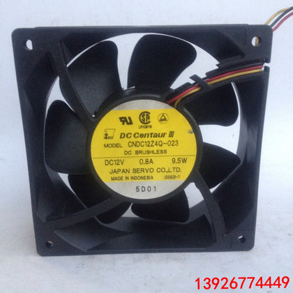 Japan Servo Service 12CM Fan Wind 12V 0.8A 9.5W CNDC12Z4Q-023 12038-inewdeals.com
