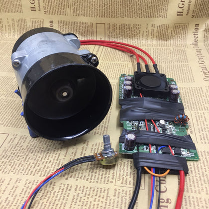 Thick Wire Motor 12V 16.5a Internal Rotor Three-Phase Brushless Motor, Ducted Fan Speed Regulating Fan-inewdeals.com