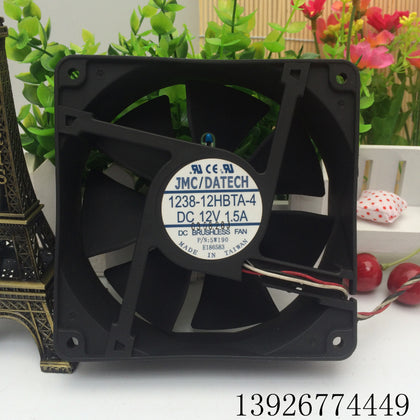 JMC/datech 1238-12HBTA-4 12 1.5A 12cm 12038 3-Wire Cooling Fan-inewdeals.com