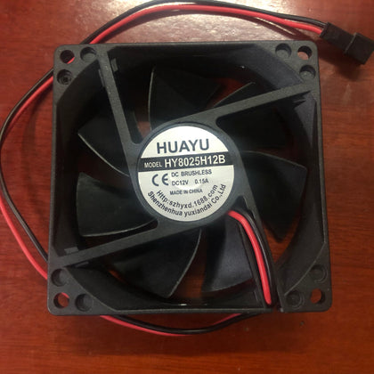 huayu HY8025H12B 12V 0.15a 8025 8cm Fan 2-Wire Ball Cooling Fan-inewdeals.com