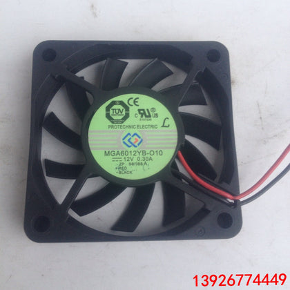 MGA Yong Li 6010 MGA6012YB-O10 DC12V 0.30A Double Ball Cooling Fan-inewdeals.com