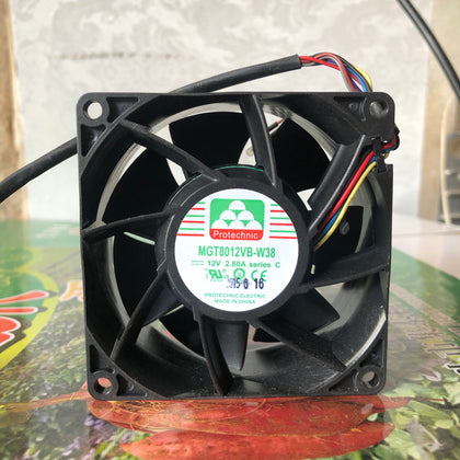 Yongli 8038 8cm 12v 2.80a Cooling Fan MGT8012VB-W38 Large Air Volume-inewdeals.com