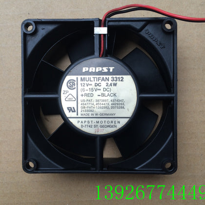 Papst 9032 Multifan3312 12V 2.4W 9cm Siemens Inverter Industrial Control Cooling Fan-inewdeals.com