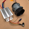 12V 36V Ducted Fan Inner Rotor DC Brushless Motor Forward and Reverse Car Booster Turbo Fan