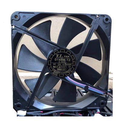 Yuelun 14cm Fan 2-Wire D14SH-12 0.70a 14025 Case Power Fan