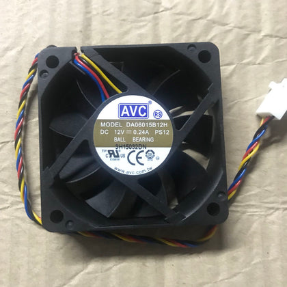 AVC Da06015b12h 6015 12v 0.24a 6cm Large Air Volume Double Ball Cooling Fan-inewdeals.com