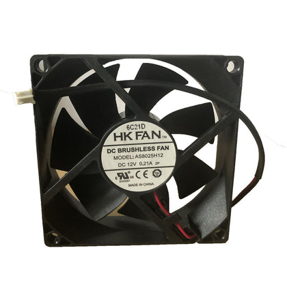 HK Fan As8025h12 12V 0.21a 8025 Large Wind Mute Case Fan DC Fan