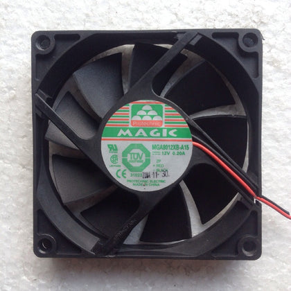MGA8012XB-A15 DC12V 0.20A 8cm Fan-inewdeals.com