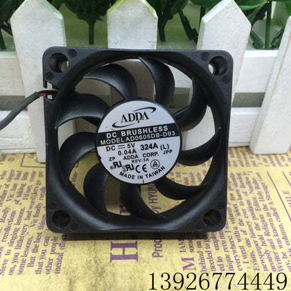 ADDA Cooling Fan 6cm 6015 5V 0.04A AD0605DB-D93 Quality Assurance-inewdeals.com