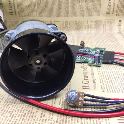 12V 16.5a 10cm Fan Stepless Speed Regulation High Power Turbo DIY-inewdeals.com