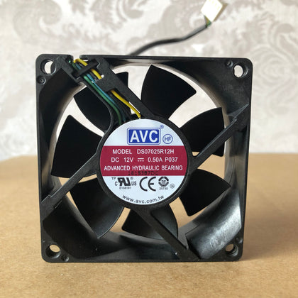 AVC 7025 12V 0.50A 7cm 4-Wire Max Airflow Rate Chassis Silent Fan DS07025R12H-inewdeals.com