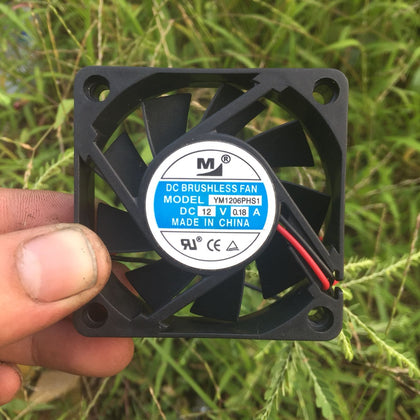 UMC M Ym1206phs1 12v 0.18a 6cm 6015 2-Wire Power Supply Chassis Cooling Fan-inewdeals.com