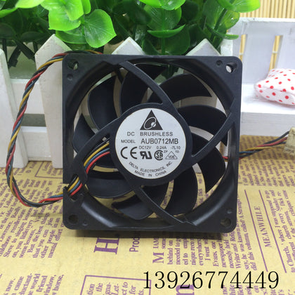 AMD CPU Fan Delta 7cm 4 Pin PWM Silent CPU Fan Aub0712mb 0.24a-inewdeals.com