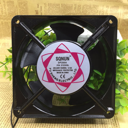12038 12cm 220v 0.14A 2123HSL Metal Cabinet Ventilator Fan-inewdeals.com