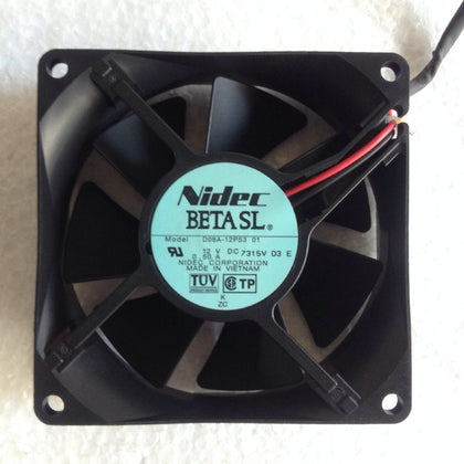 Nidec D08A-12PS3 01 12V 0.5a 8025 Large Air Volume Durable Chassis Power Fan-inewdeals.com