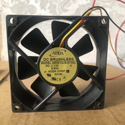 ADDA AD0812US-A72GL A73GL 12V 0.45A 8025 Max Airflow Rate Cooling Fan-inewdeals.com