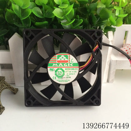 Yongli MGT8012MB-O15 12V 0.13a 8015 3-Wire Ball Mute Cooling Fan-inewdeals.com