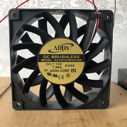 Adda AS12012UB25A300 12025 12V 1.80A 3-Wire Cooling Fan-inewdeals.com