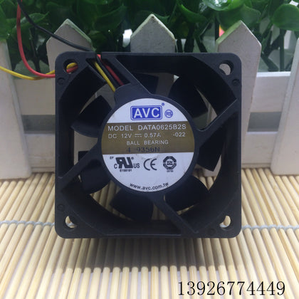 AVC DATA0625B2S 6025 12V 0.57A 6cm Server Chassis Power Supply Cooling Fan-inewdeals.com