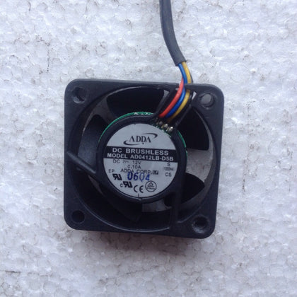 Co-Hi Adda 4015 DC12V 0.10A AD0412LB-D5B Double Ball 4-Wire Cooling Fan-inewdeals.com
