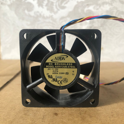 Adda 6025 6CM/cm 12V 0.27A Ball Cooling Fan AD0612UB-A7BGL-inewdeals.com