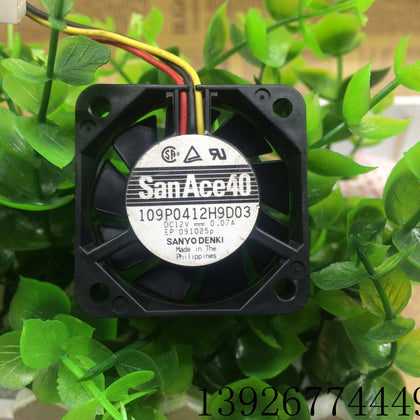 Japan Sanyo 4cm 4010 12V 0.07a 109p0412h9d03 Double Ball Mute Fan-inewdeals.com
