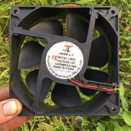 12038 Fan 12cm 12V 120*120*38mm Small Axial Flow Cabinet Chassis Cooling Fan-inewdeals.com